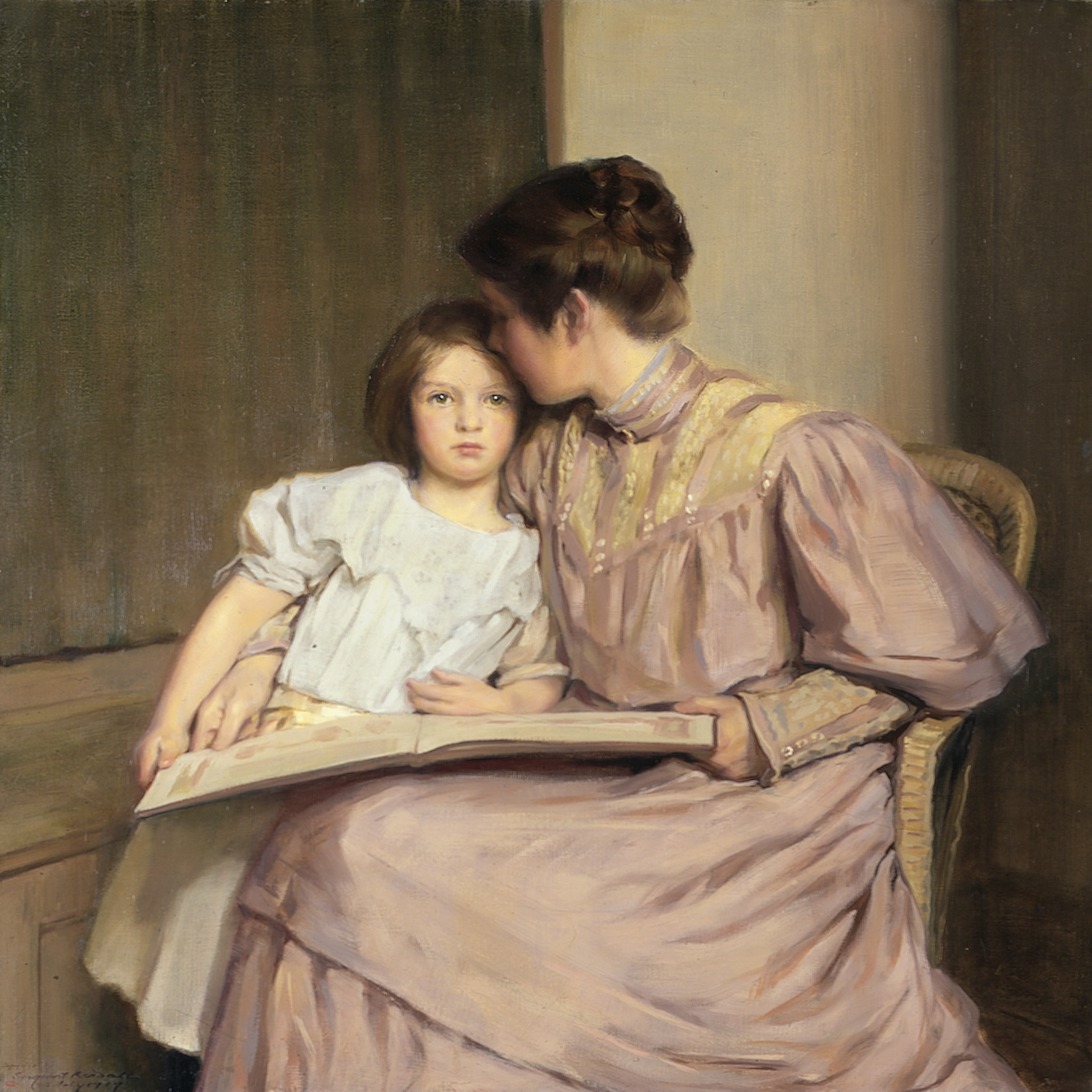 Springville Museum of Art - The Artist's Wife and Daughters